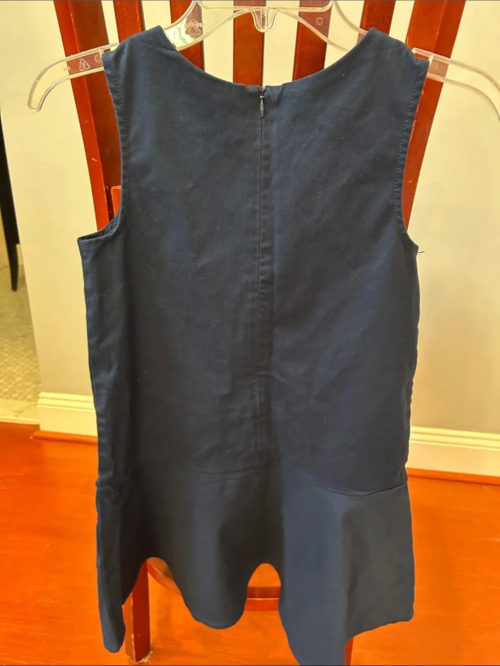 Gymboree Navy Blue Sleeveless Drop-Waist Dress